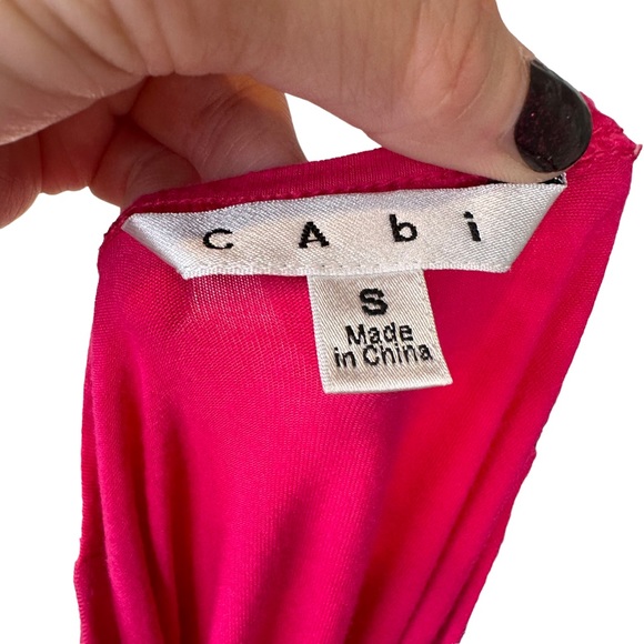 CAbi Blouse Womens Tank Top Stretch Sleeveless Square Neck Pink Small - Picture 7 of 8